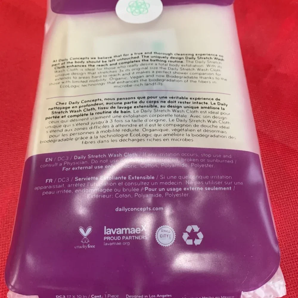 DAILY CONCEPTS DAILY STRETCH WASH CLOTH